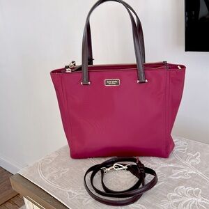 Kate Spade NWOT Rhubarb Dawn 3-Compartment Medium Bag